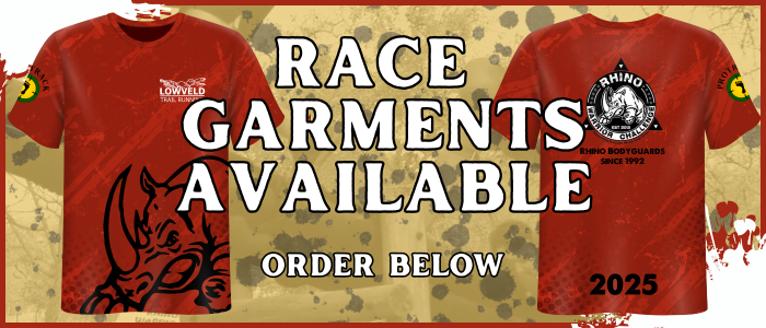 Rhino warrior race garment designs 2025 